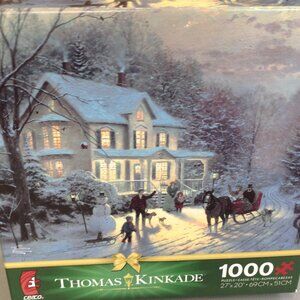 Thomas Kinkade "Home for the Holidays"  1000 Piece Jigsaw Puzzle